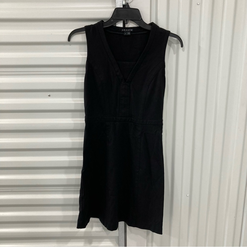 Theory Black Mini Dress